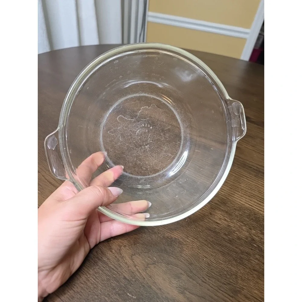 Vintage‎ Clear Glass Pyrex 023 Casserole with 623C Lid Made in USA No Lid